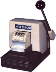 ABE 800 Document Numbering Perforator 