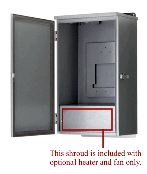 Model RT-LATHEM2100-4000 Weatherproof Enclosure for Lathem 2100 and 4000 Series