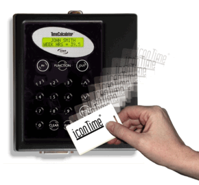 icon time systems prox badge clock terminal