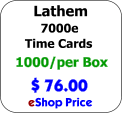 Lathem 7000e Time Computer Time Cards.