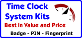 More choices, and Expert Advice..We supply the Best in Value and Price for a diverse offering of quality Automated Time Clock Systems ...Click for more details.