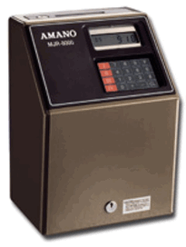Amano MJR8000 Employee Time Computer Clock