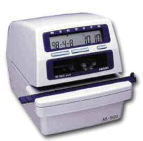 Amano NS5100 Electronic Time Date Number Stamp