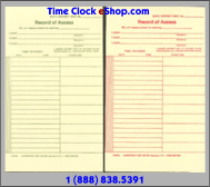 Form 740040 Safe Deposit Box Access Time Card 
