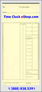 Form 84151 Weekly Time Cards
