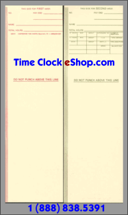 Form C-8916 Bi-Weekly or Semi-Monthly Time Cards
