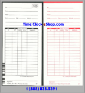 Lathem 7000e Time Cards