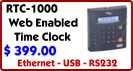 Icon Time RTC-1000 Web Enabled Time Clock System. 