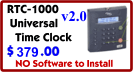 Icon Time RTC1000 Web Enabled Time Clock System. 