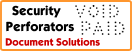 Security Perforators provides Document Solutons for your most important papers..Click for more details.