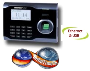 InfiniTime Luna Fingerprint Web Time Clock System