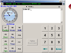 NovaTime 1000 PC Key In Network Employee Time Clock Software