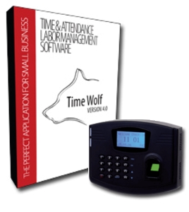 TimeWolf Juno Fingerprint Employee Time Clock System