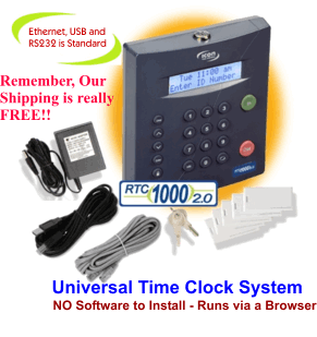 Icon Time Systems RTC-1000 Web Time Clock 