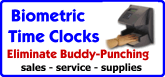 We supply and support Hand Punch Clock Terminals for Kronos, ADP and other brands of Time and Attendance systems...Click for more details.